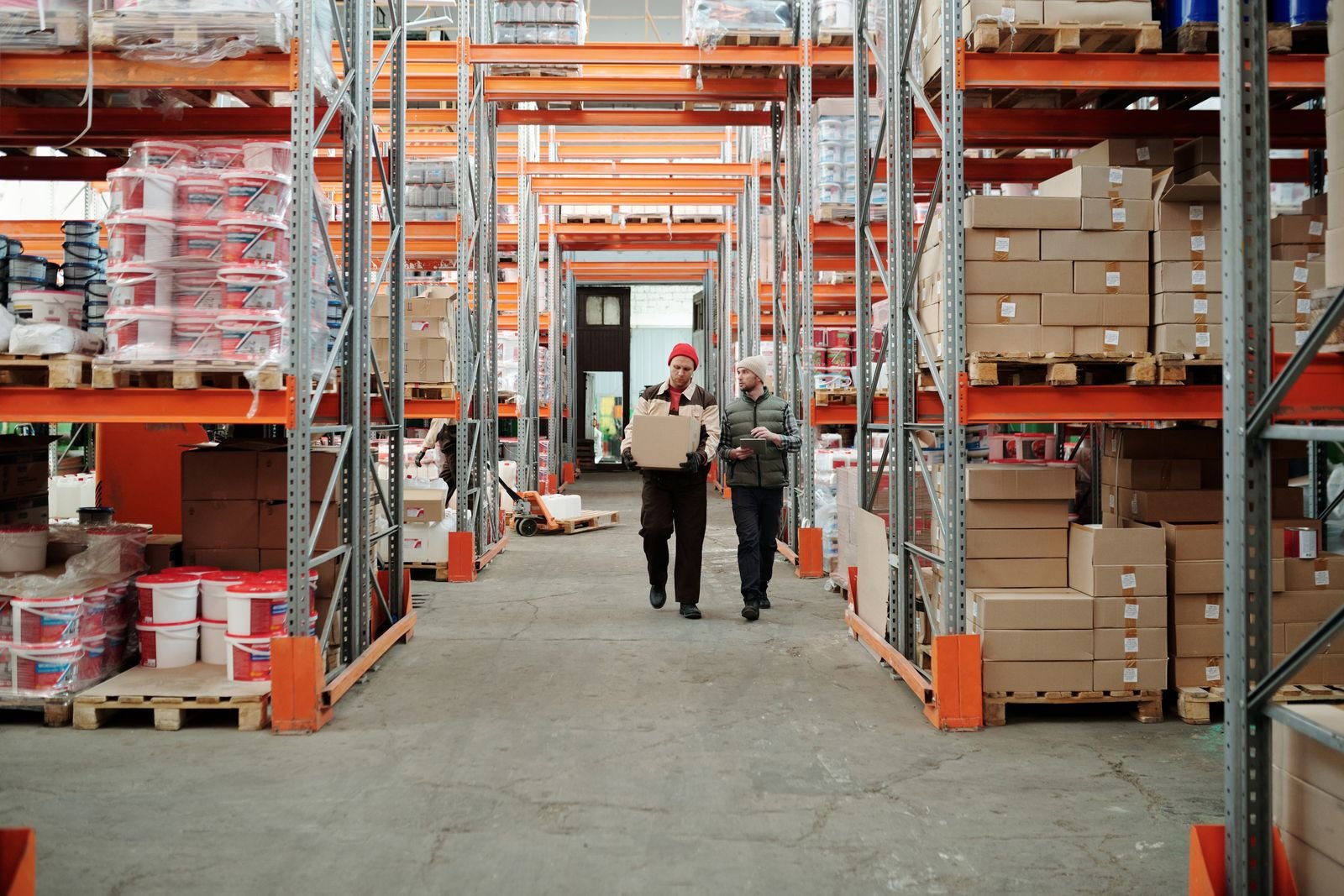 Reference image of warehouse handling