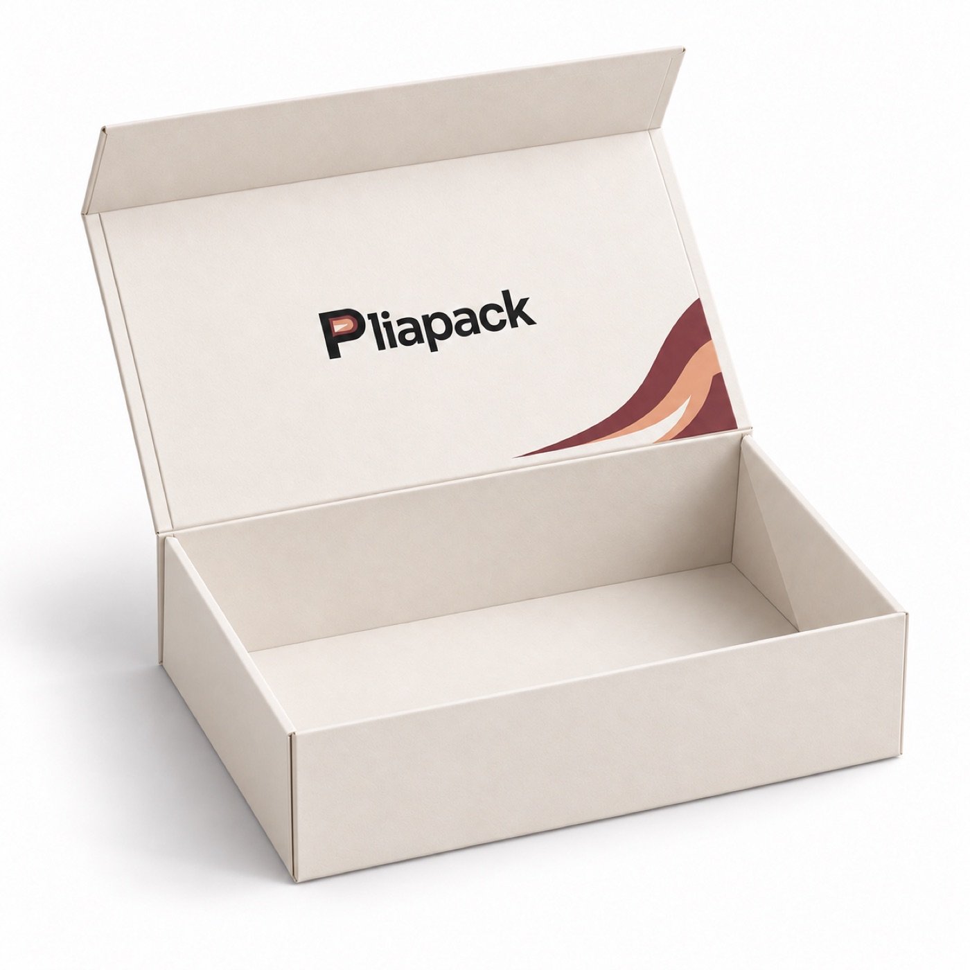 Collapsible Boxes Open — AI-generated Pliapack brand demonstration