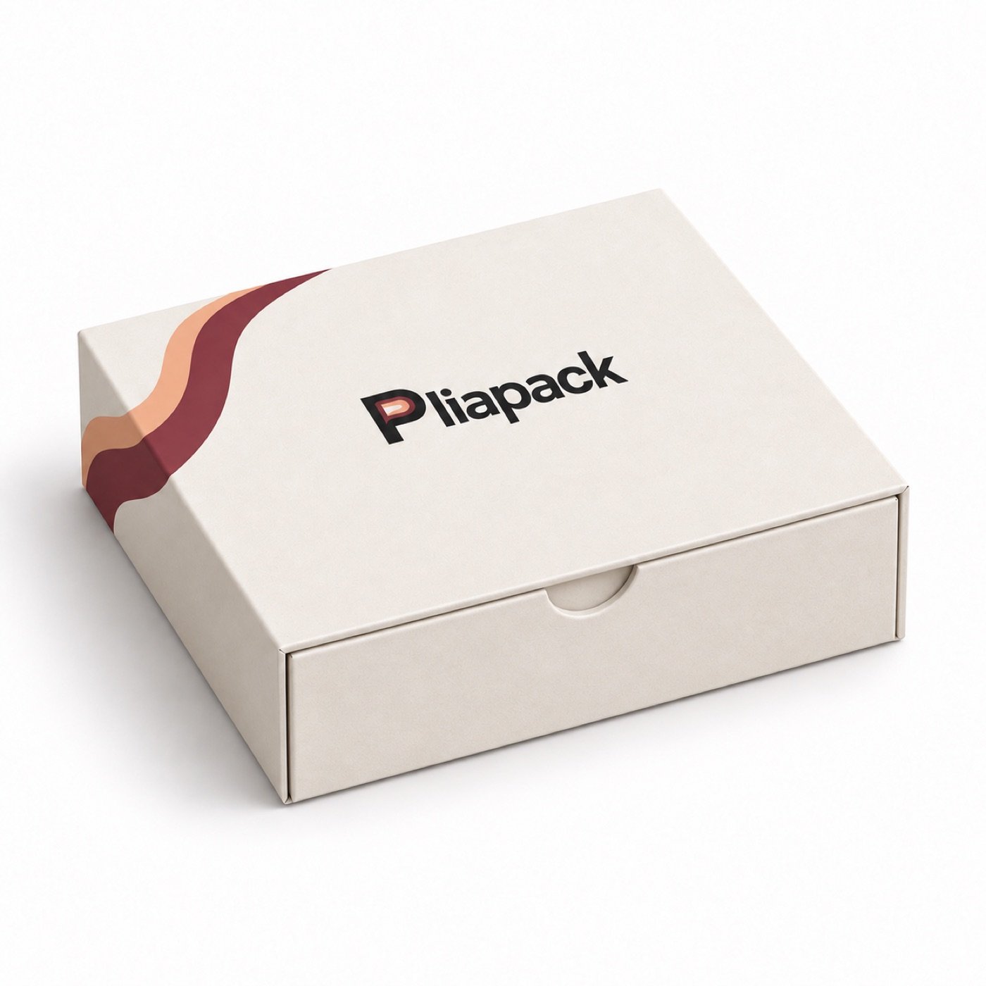 Drawer Boxes Closed — AI-generated Pliapack brand demonstration
