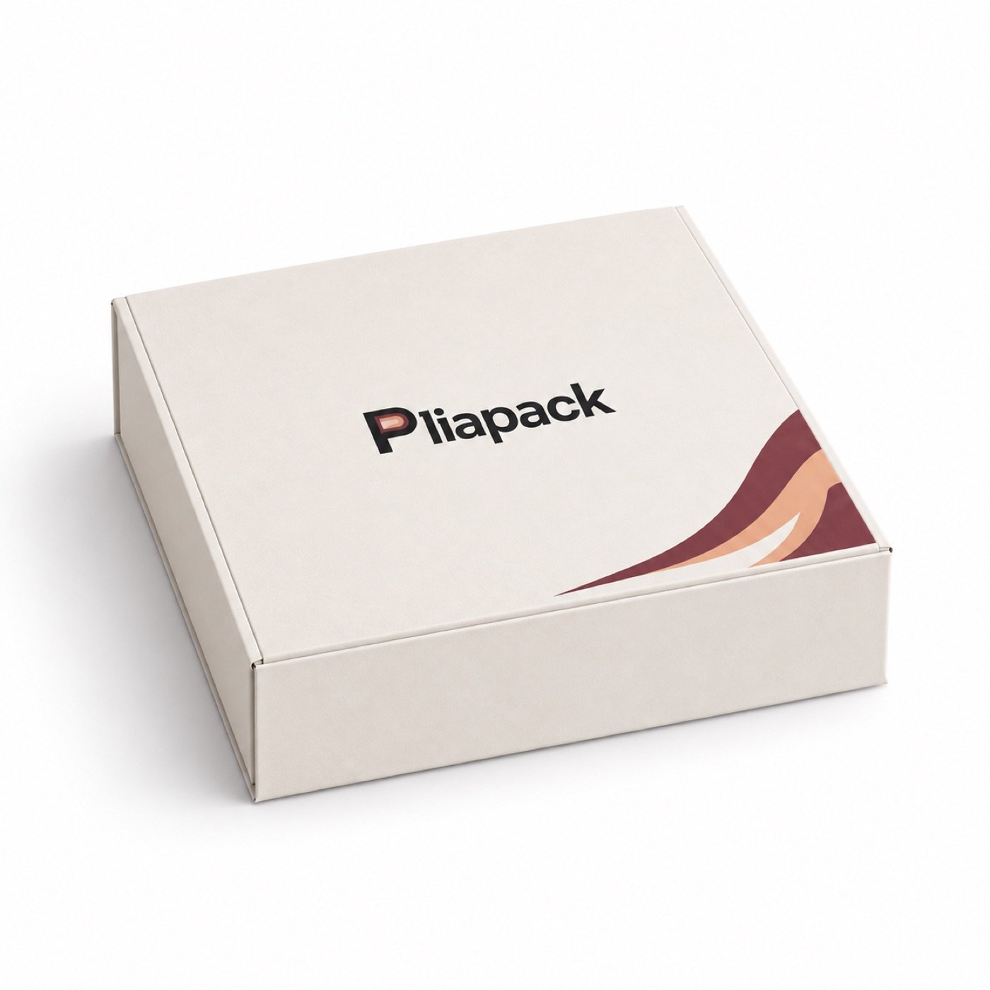 Magnetic Boxes Closed — AI-generated Pliapack brand demonstration