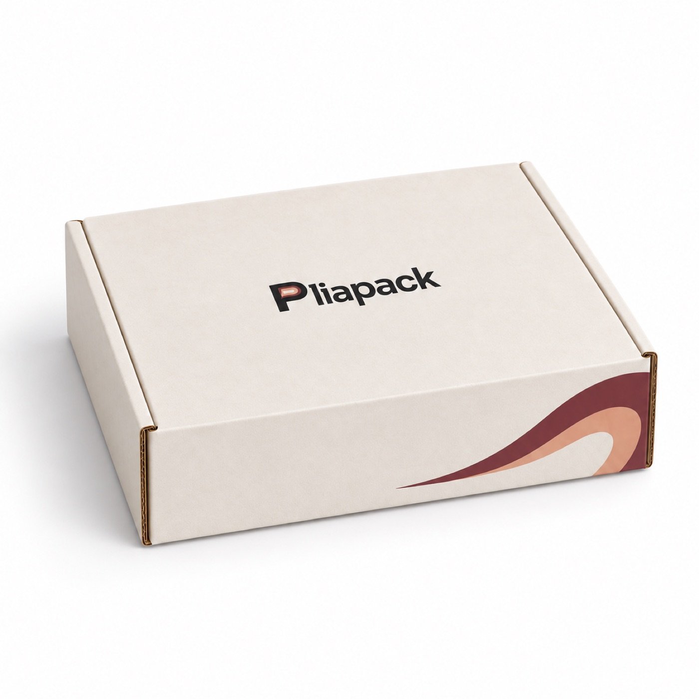Mailer Boxes Closed — AI-generated Pliapack brand demonstration